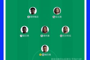法国首发阵容调整:楚阿梅尼、巴尔科拉替换杜埃、科内