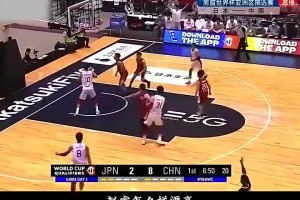 赵睿此前曾在世预赛面对日本男篮飙6记三分，砍下27分！