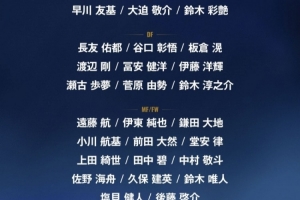 本届世界杯日本队26人名单中24人参与比赛，仅有2名替补门将未登场