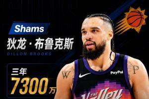 顶住压力！狄龙·布鲁克斯逆境续约太阳，展现顽强意志
