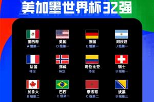 世界杯16强已产生：科特迪瓦以小组第二身份晋级，厄瓜多尔小组第三出线