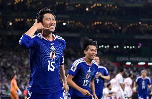 开场仅4分钟！镰田大地创日本队史世界杯最快进球纪录