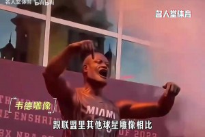同样立雕像，诺维茨基跟韦德差距怎么那么大？是超越商业的人情味